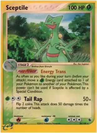 Sceptile 20/109 EX Ruby & Sapphire