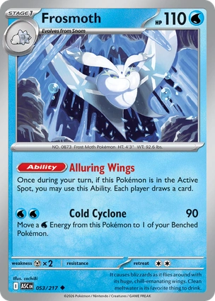 Frosmoth 053/217 Ascended Heroes