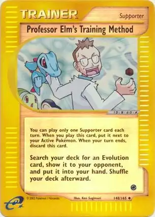 Professor Elm's Training Method 148/165 Expedition Base Set
