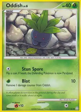 Oddish 111/146 Legends Awakened