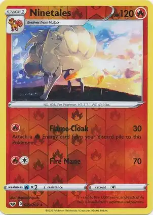Ninetales 023/202 Sword & Shield