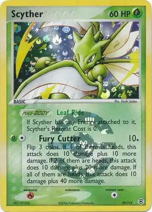 Scyther 29/112 EX FireRed & LeafGreen