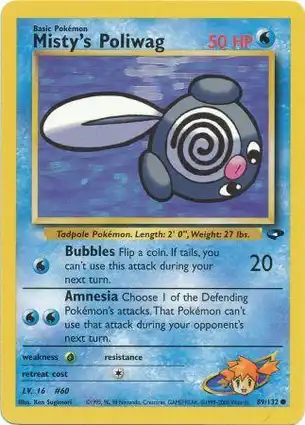 Misty's Poliwag 89/132 Gym Challenge