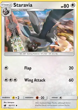 Staravia 82/111 Crimson Invasion