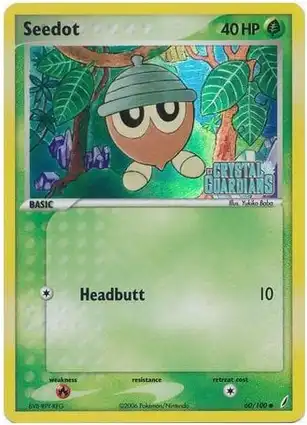 Seedot 60/100 EX Crystal Guardians