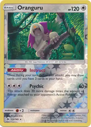Oranguru 113/149 Sun & Moon