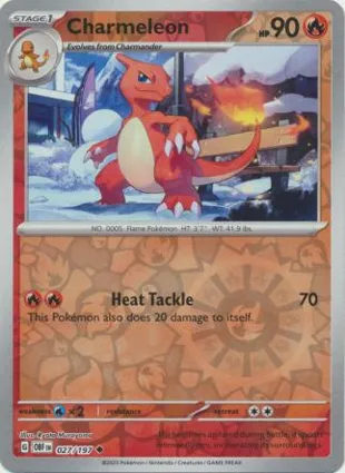 Charmeleon 027/197 Obsidian Flames