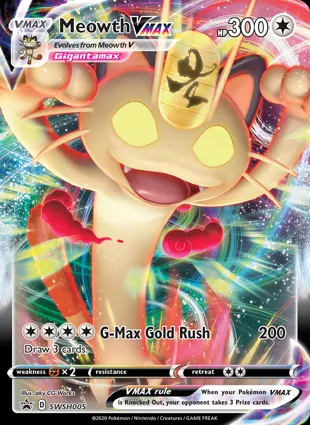 Meowth VMAX SWSH005 Sword & Shield Promos