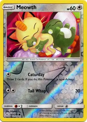Meowth 147/214 Unbroken Bonds