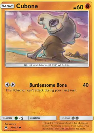 Cubone 57/131 Forbidden Light