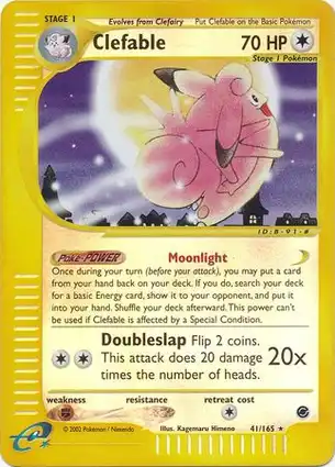 Clefable 41/165 Expedition Base Set