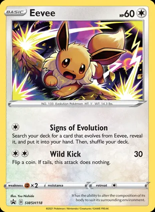 Eevee SWSH118 Sword & Shield Promos