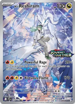 N's Reshiram 167/159 Journey Together