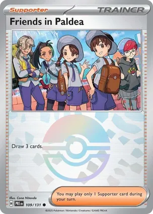Friends in Paldea 109/131 Prismatic Evolutions