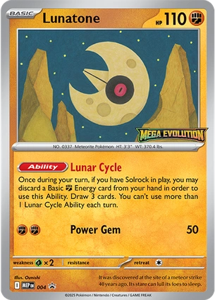 Lunatone 004 Mega Evolution Promos
