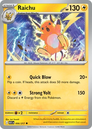 Raichu 056/217 Ascended Heroes