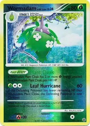 Wormadam Plant Cloak 41/132 Secret Wonders