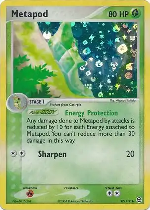 Metapod 39/112 EX FireRed & LeafGreen