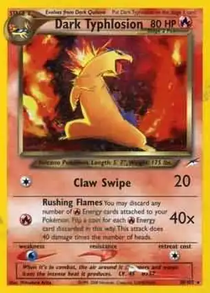 Dark Typhlosion 10/105 Neo Destiny