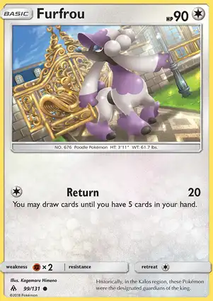 Furfrou 99/131 Forbidden Light