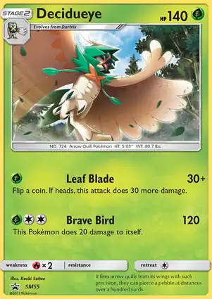 Decidueye SM55 Sun & Moon Promos