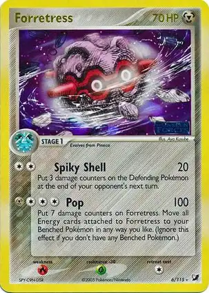Forretress 6/115 EX Unseen Forces