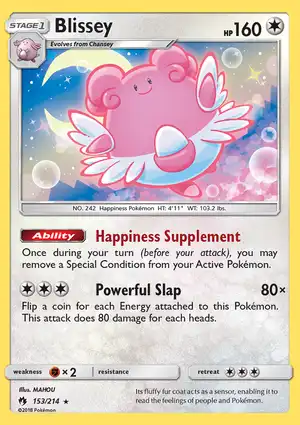 Blissey 153/214 Lost Thunder