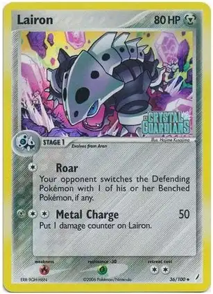 Lairon 36/100 EX Crystal Guardians