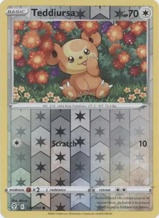 Teddiursa 126/203 Evolving Skies