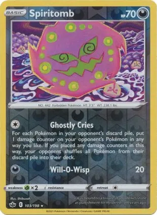 Spiritomb 103/198 Chilling Reign