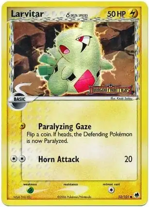 Larvitar 52/101 EX Dragon Frontiers