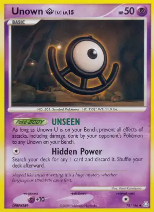 Unown U 78/146 Legends Awakened