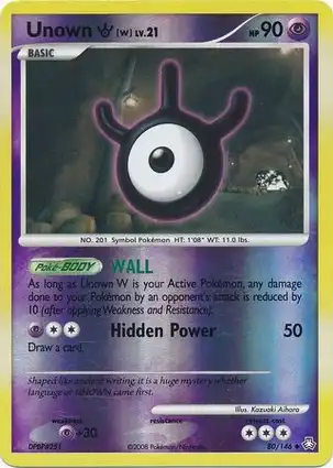 Unown W 80/146 Legends Awakened