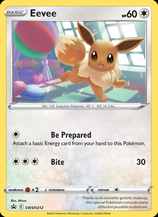 Eevee SWSH212 Sword & Shield Promos