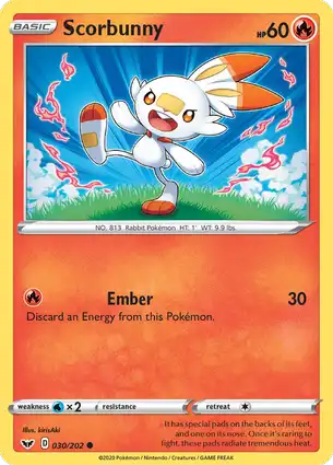 Scorbunny 030/202 Sword & Shield