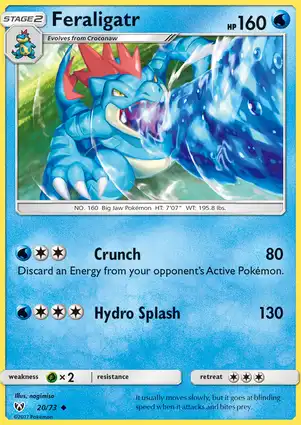 Feraligatr 20/73 Shining Legends