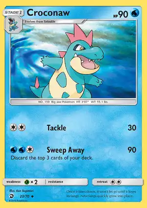 Croconaw 23/70 Dragon Majesty