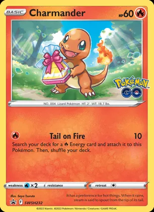 Charmander SWSH232 Sword & Shield Promos