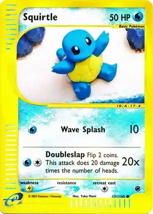 Squirtle 131/165 Expedition Base Set