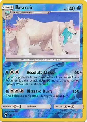 Beartic 62/214 Lost Thunder