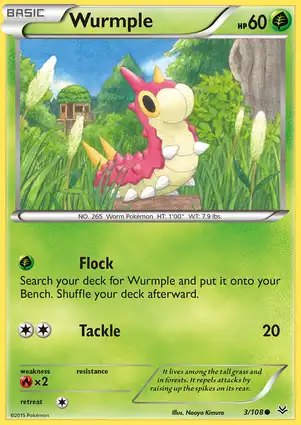 Wurmple 3/108 Roaring Skies
