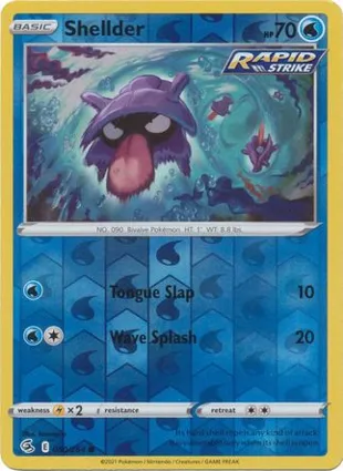 Shellder 050/264 Fusion Strike