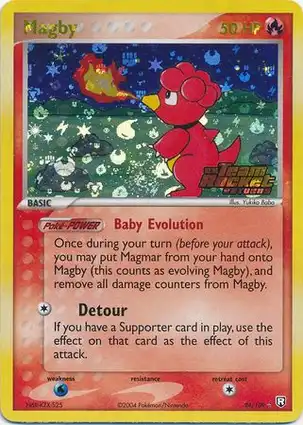 Magby 24/109 EX Team Rocket Returns