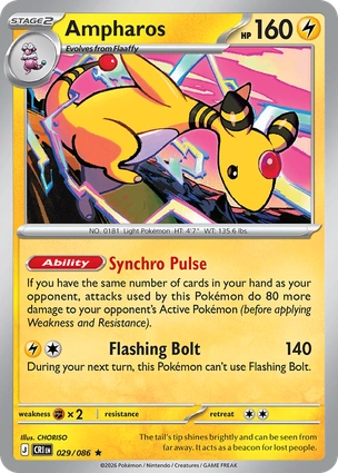 Ampharos 029/086 Chaos Rising