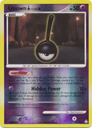 Unown ! 42/146 Legends Awakened
