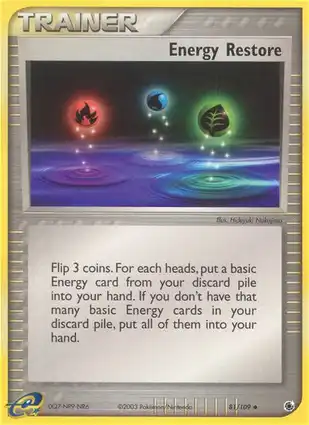 Energy Restore 81/109 EX Ruby & Sapphire