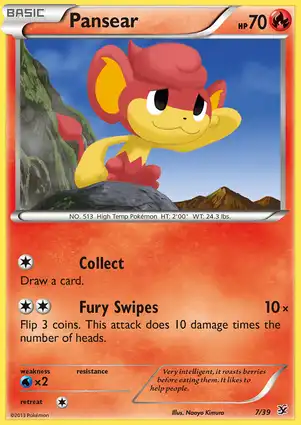 Pansear 7/39 Kalos Starter Set