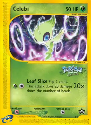 Celebi 50 Wizards of the Coast Promos