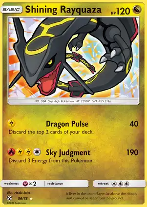 Shining Rayquaza 56/73 Shining Legends