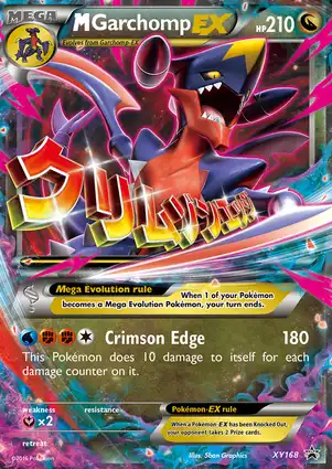 Mega Garchomp EX XY168 XY Promos